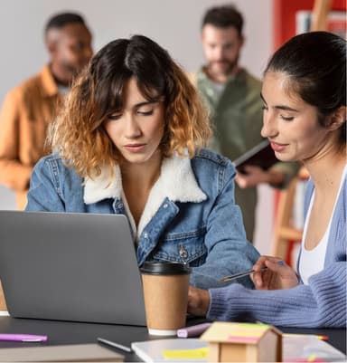 bottom floating image